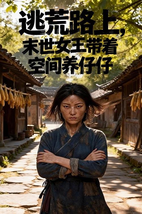 逃荒路上,末世女王带着空间养仔仔封面
