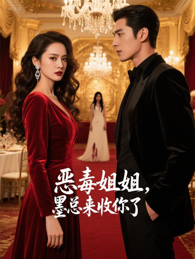 恶毒姐姐,墨总来收你了封面