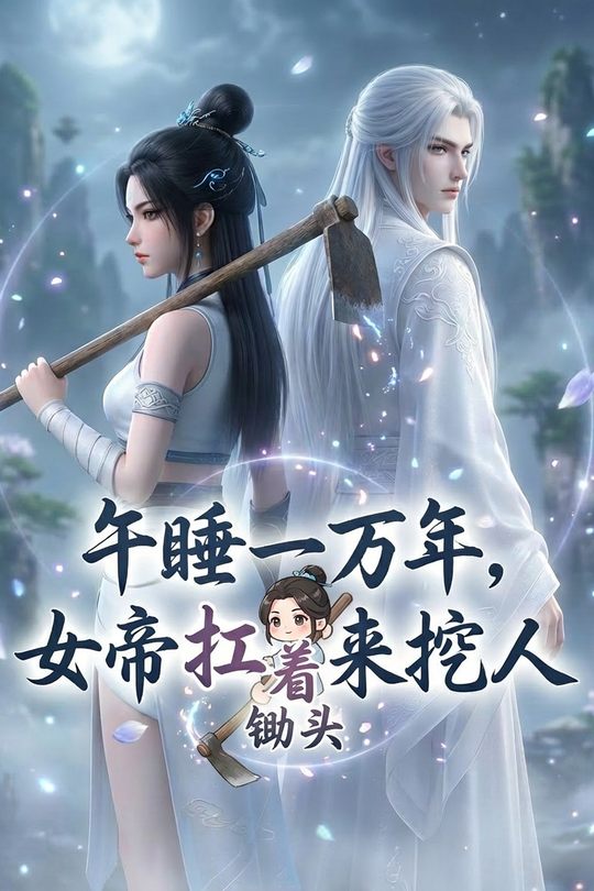 午睡一万年,女帝扛着锄头来挖人封面