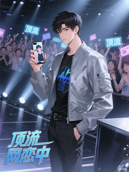 顶流网恋中封面