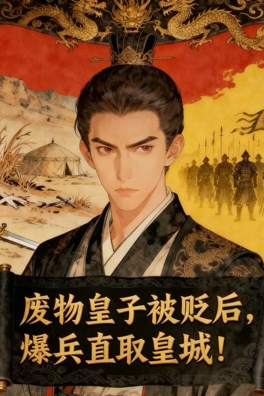 废物皇子被贬后,爆兵直取皇城!封面