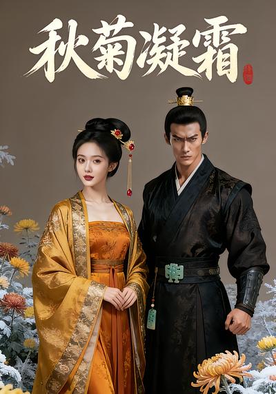 秋菊凝霜封面