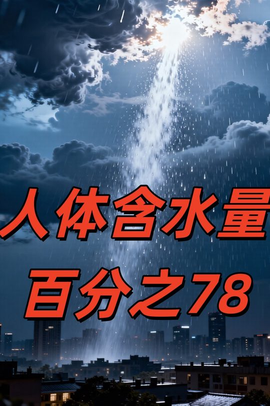 人体含水量百分之78封面