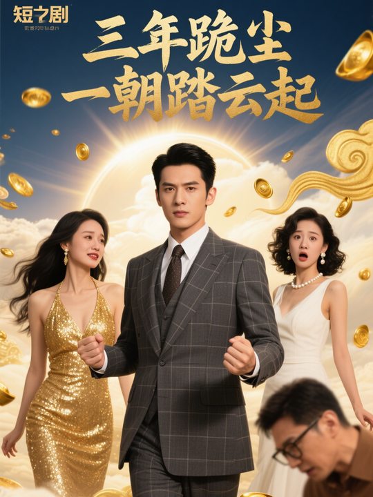 三年跪尘,一朝踏云起封面