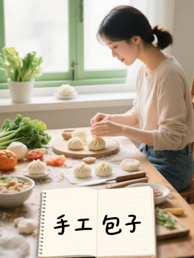 手工包子封面