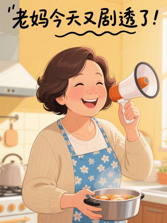 老妈今天又剧透了封面