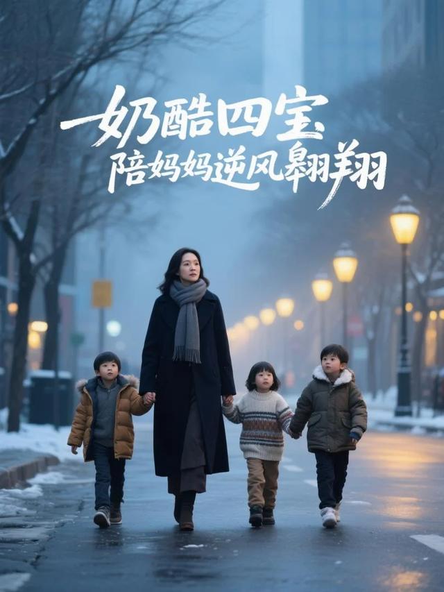 奶酷四宝,陪妈妈逆风翱翔封面