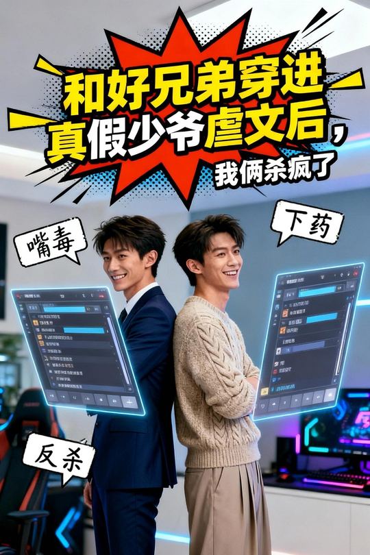 和好兄弟穿进真假少爷虐文后，我俩杀疯了封面