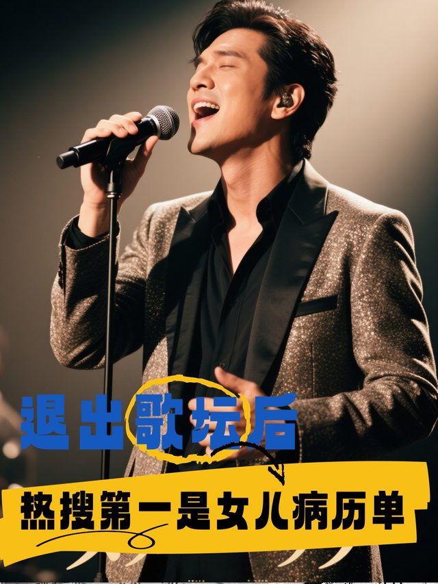 退出歌坛后,热搜第一是女儿病历单封面