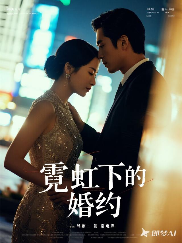 霓虹下的婚约封面