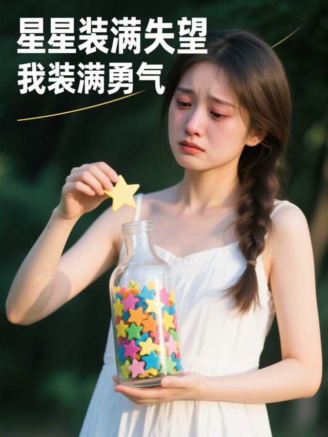 星星装满失望,我装满勇气封面