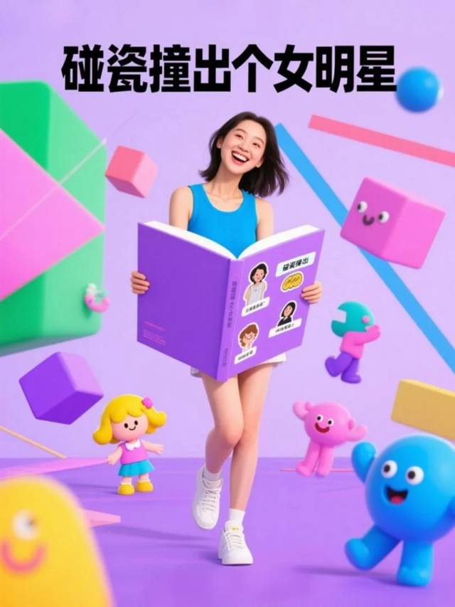 碰瓷撞出个女明星封面