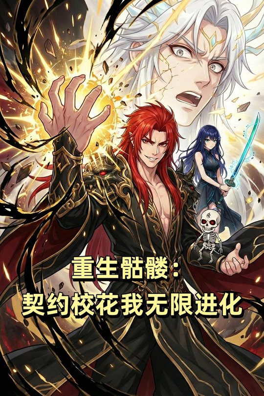 重生骷髅:契约校花我无限进化封面