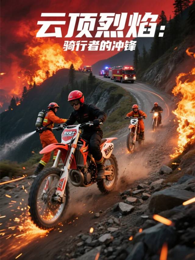 云顶烈焰：骑行者的冲锋封面