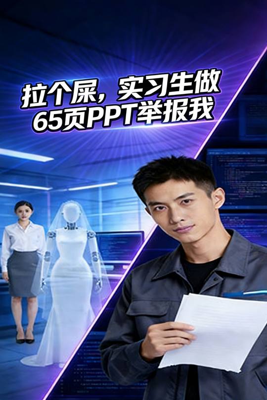 拉个屎,实习生做65页PPT举报我封面