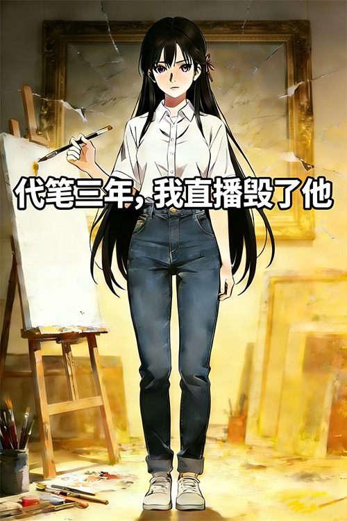 代笔三年,我直播毁了他封面