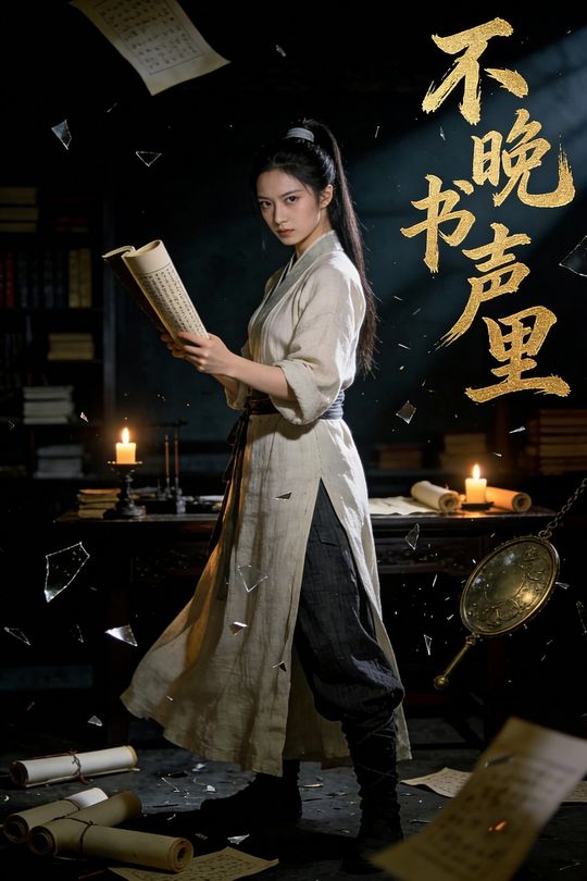 不晚书声里封面
