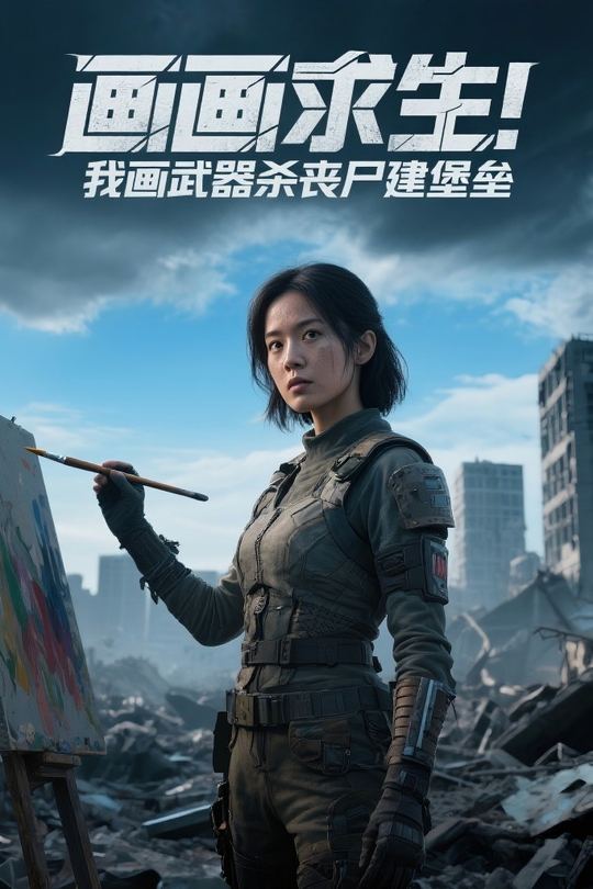 画画求生:我画武器杀丧尸建堡垒封面