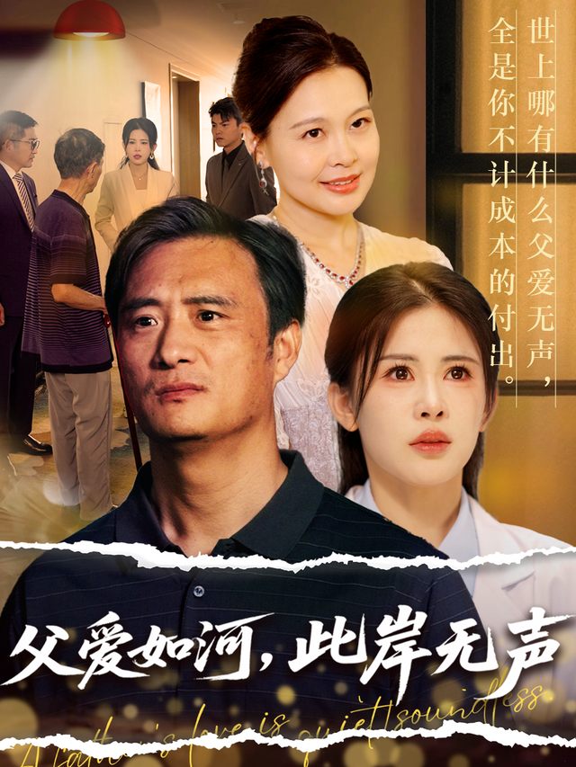父爱如河,此岸无声封面