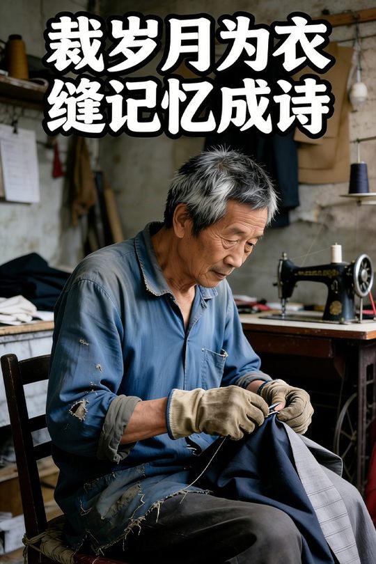 裁岁月为衣，缝记忆成诗封面
