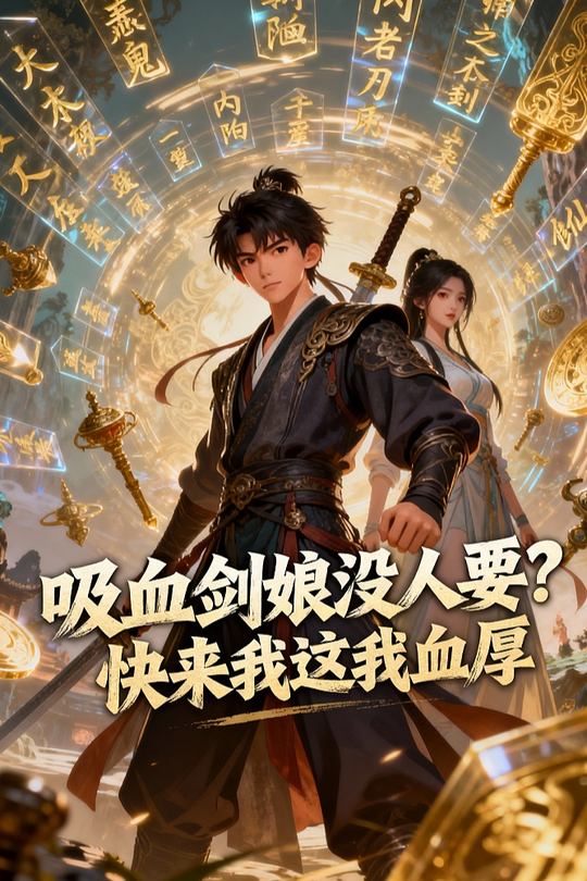吸血剑娘没人要?快来我这我血厚封面