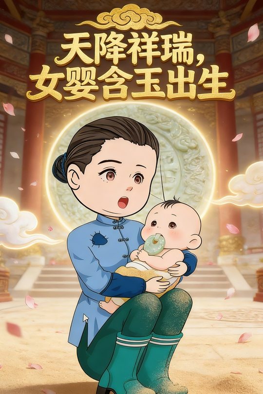 天降祥瑞,女婴含玉出生封面