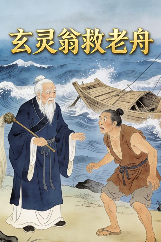玄灵翁救老舟封面