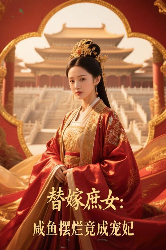 替嫁庶女:咸鱼摆烂竟成宠妃封面