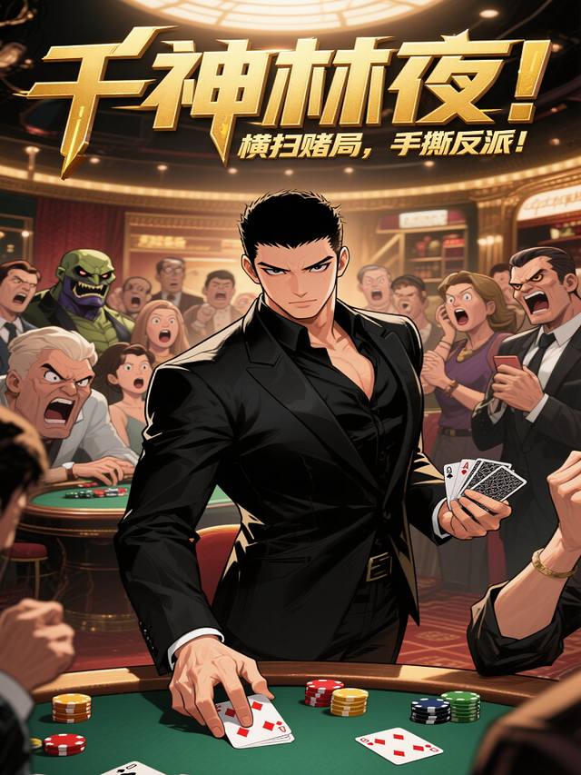 千神林夜:横扫赌局,手撕反派封面