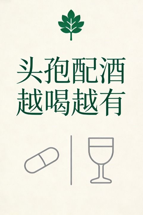 头孢配酒越喝越有封面