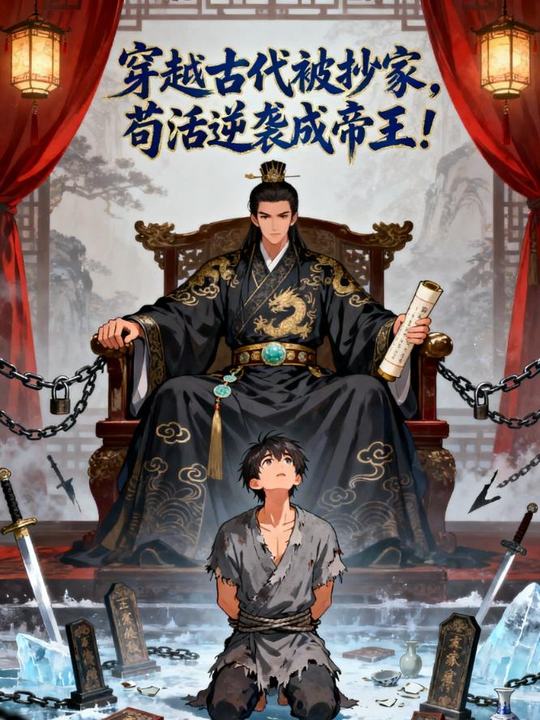 穿越古代被抄家,苟活逆袭成帝王!封面