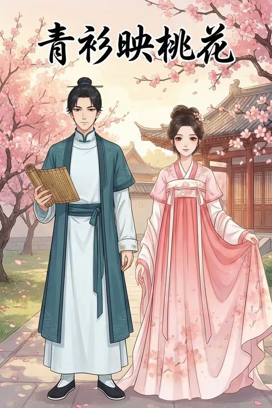 青衫映桃花封面