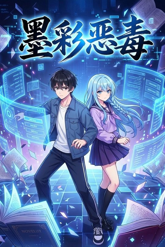 墨彩恶毒封面