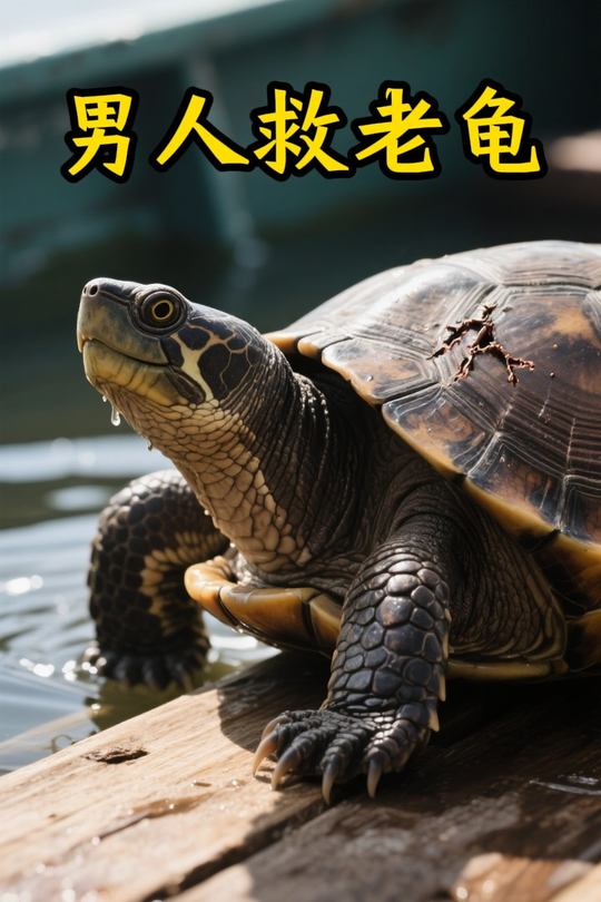 男人救老龟封面
