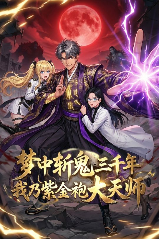 梦中斩鬼三千年，我乃紫金袍大天师封面