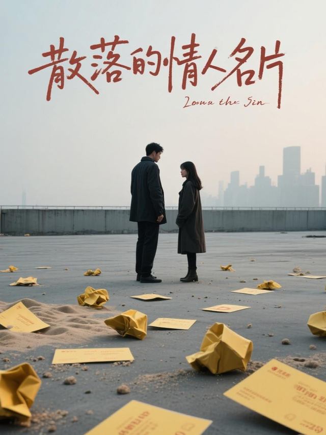 散落的情人名片封面
