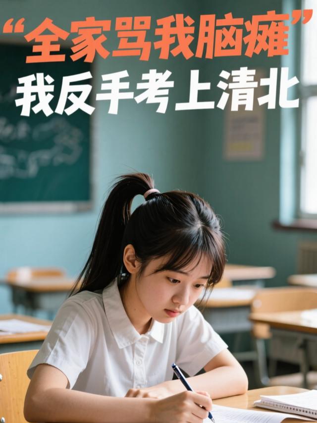 全家骂我脑瘫,我反手考上清北封面