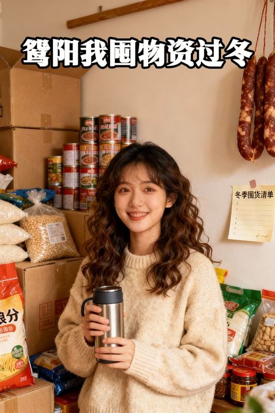 鸳阳我囤物资过冬封面