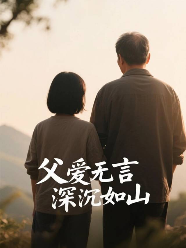 父爱无言深沉如山封面