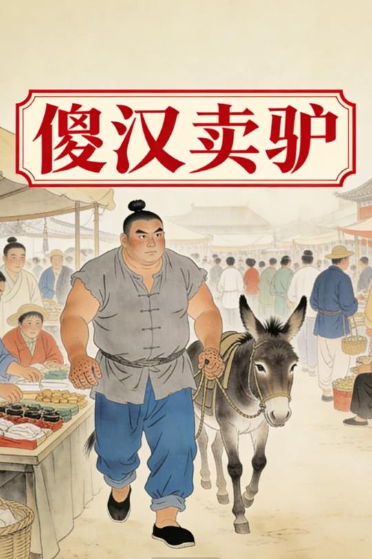 傻汉卖驴封面