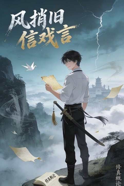 风捎旧信戏言封面