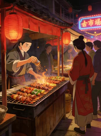 舌尖上的夜市江湖封面
