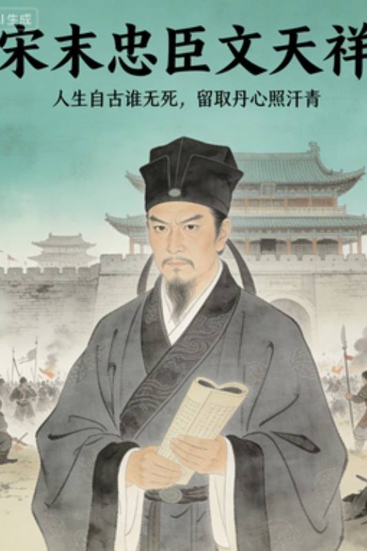 宋末忠臣文天祥封面