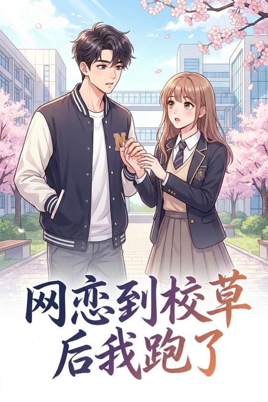 网恋到校草后我跑了封面