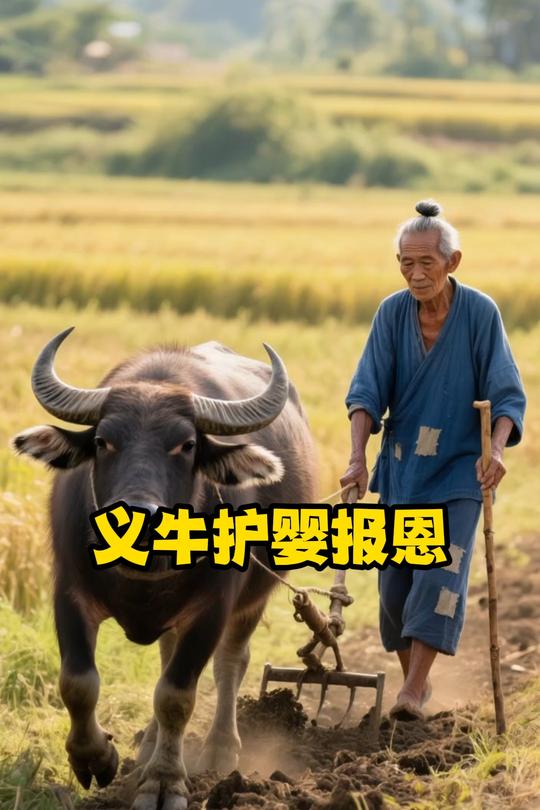 义牛护婴报恩封面