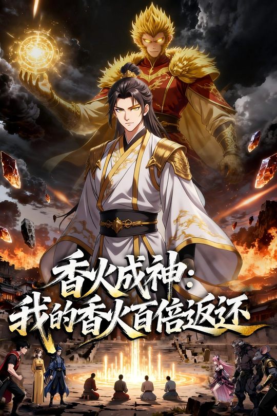 香火成神,我的香火百倍返还封面