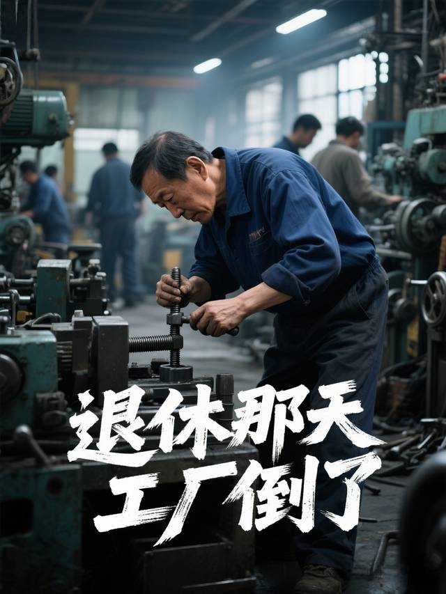 退休那天工厂倒了封面