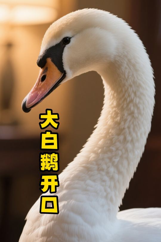 大白鹅开口封面