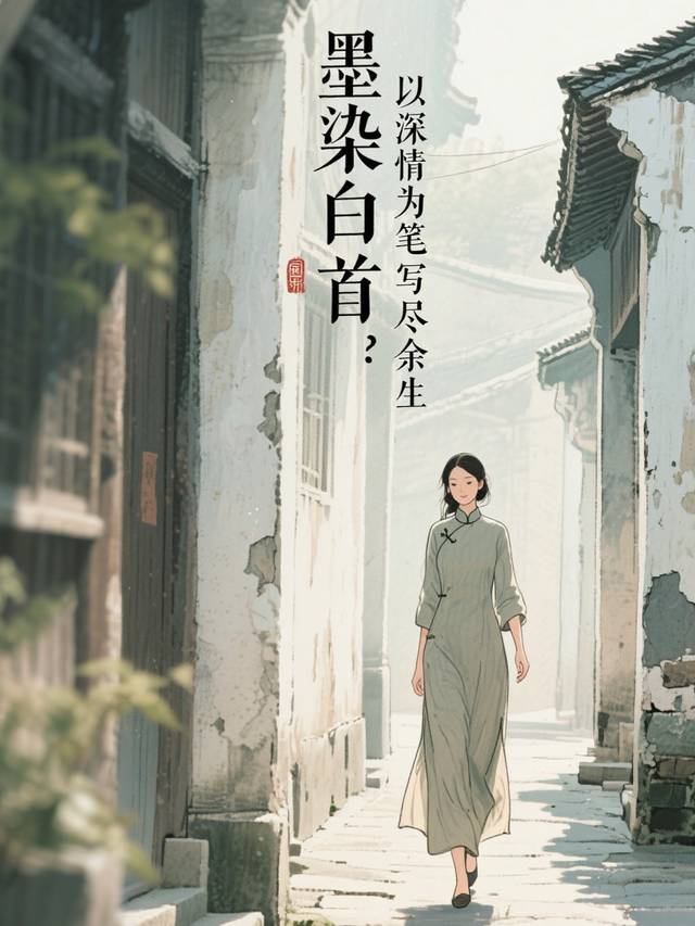 墨染白首:以深情为笔,写尽余生封面