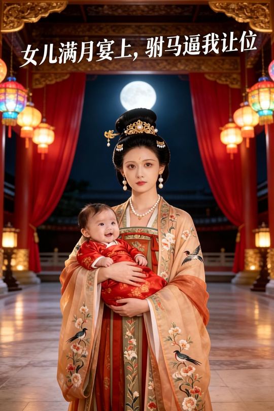 女儿满月宴上,驸马逼我让位封面